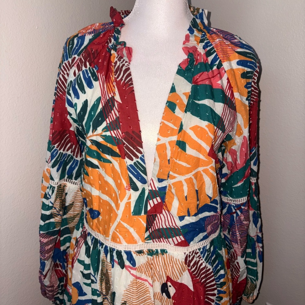 Farm Rio Macaw Mini Dress - Picture 4 of 8